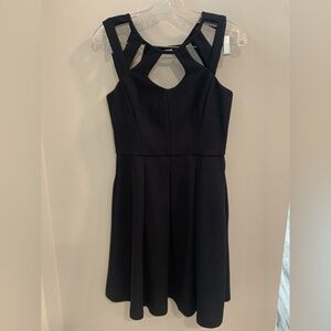 Betsey Johnson Black Strapless Dress